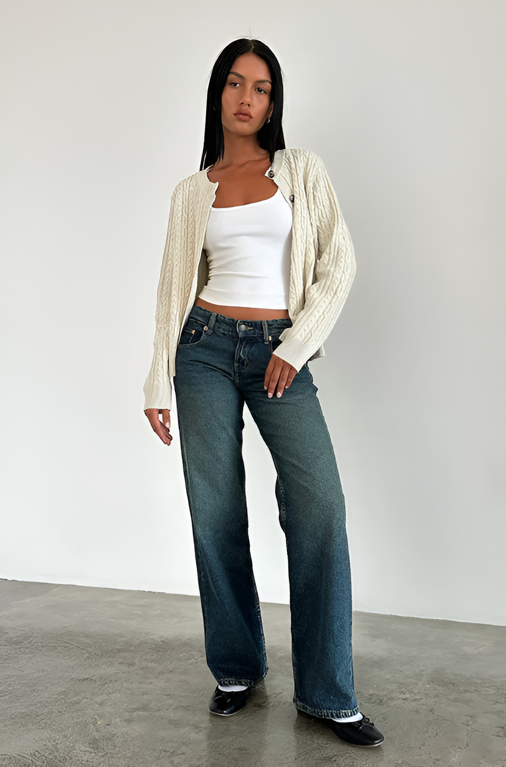 Luna Luxury™ | LOW-RISE JEANS