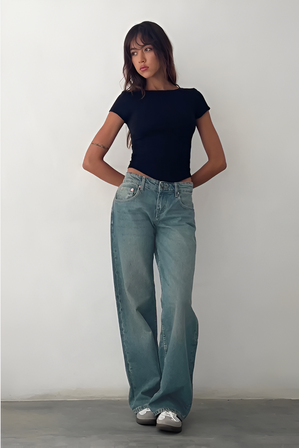 Luna Luxury™ | LOW-RISE JEANS