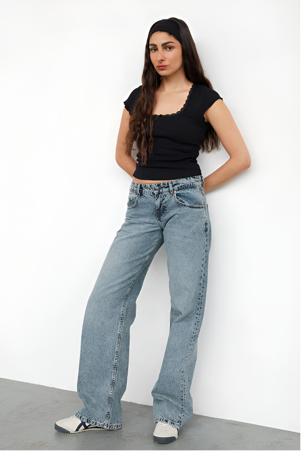 Luna Luxury™ | LOW-RISE JEANS